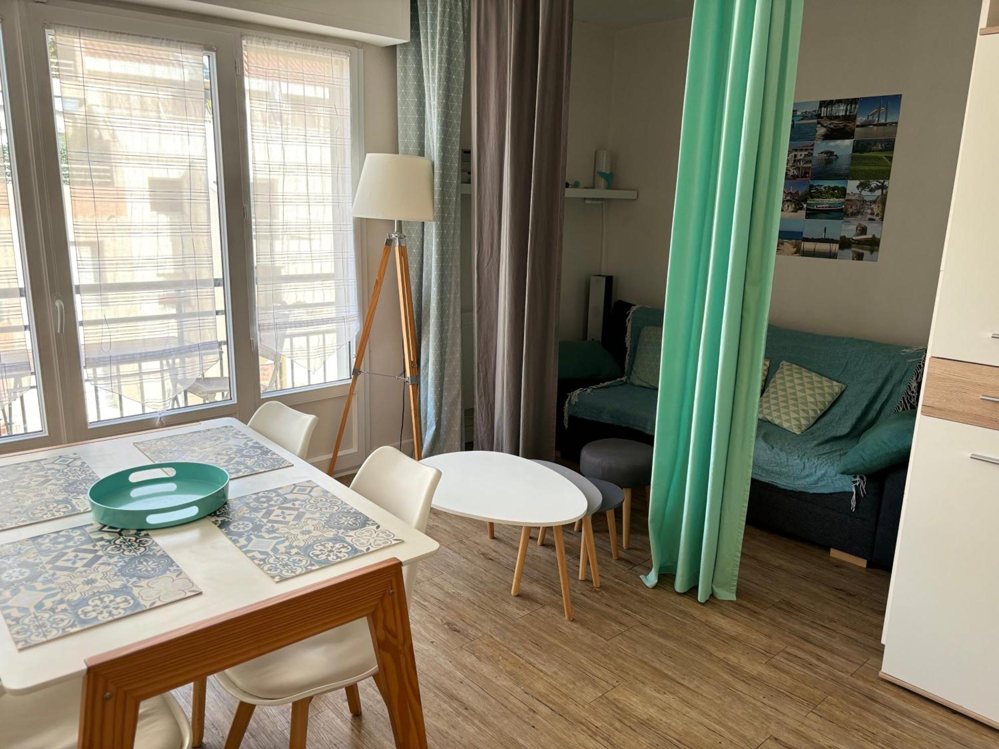 شقة T1Bis Centre D'Arcachon Avec Balcon المظهر الخارجي الصورة